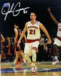 JOSH GASSER SIGNED 8X10 WI BADGERS PHOTO #3