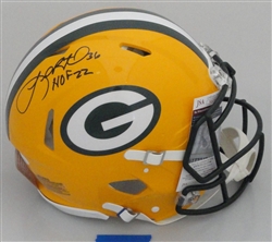 LEROY BUTLER SIGNED FULL SIZE PACKERS AUTHENTIC SPEED HELMET W/ HOF - JSA