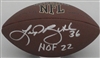 PACKERS LEROY BUTLER SIGNED REPLICA BROWN WILSON FOOTBALL W/ HOF - JSA