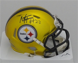 NAJEE HARRIS SIGNED STEELERS FLASH SPEED MINI HELMET - FAN