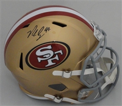 NICK BOSA SIGNED FULL SIZE SF 49ERS REPLICA SPEED HELMET - BAS