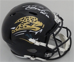 TONY BOSELLI SIGNED FULL SIZE JAGUARS REPLICA SPEED HELMET W/ HOF - BAS