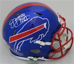 JIM KELLY SIGNED FULL SIZE BILLS FLASH AUTHENTIC SPEED HELMET W/ HOF - BAS