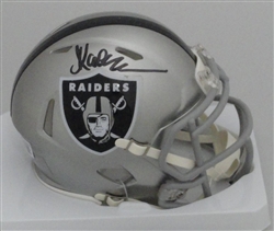 MARCUS ALLEN SIGNED RAIDERS FLASH SPEED MINI HELMET - BAS