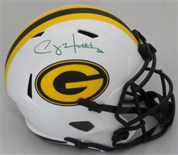 CLAY MATTHEWS SIGNED FULL SIZE PACKERS LUNAR REPLICA SPEED HELMET - JSA