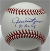 ROLLIE FINGERS SIGNED OFFICIAL MLB BASEBALL W/ '81 AL MVP - BREWERS - JSA
