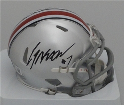 CJ STROUD SIGNED OHIO STATE BUCKEYES MINI HELMET - BAS