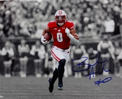 BRAELON ALLEN SIGNED 8X10 WI BADGERS PHOTO #4