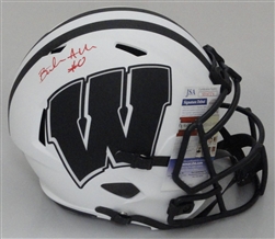 BRAELON ALLEN SIGNED WI BADGERS FULL SIZE REPLICA LUNAR SPEED HELMET - JSA