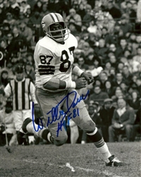 WILLIE DAVIS SIGNED 8X10 PACKERS PHOTO #11