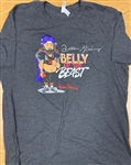 QUINN MEINERZ SIGNED UW-WHITEWATER WARHAWKS BELLY OF THE BEAST GREY T-SHIRT