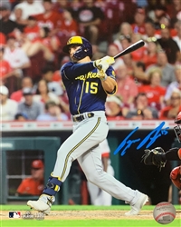 TYRONE TAYLOR SIGNED BREWERS  8X10 PHOTO #2