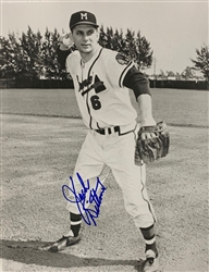 JACK DITTMER SIGNED MILW BRAVES 8X10 PHOTO #1