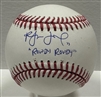 ROWDY TELLEZ SIGNED OFFICIAL MLB BASEBALL W/ "ROWDY ROWDY" - BREWERS - JSA