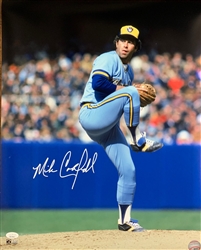 MIKE CALDWELL SIGNED 16X20 BREWERS PHOTO #5 - JSA