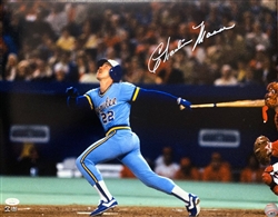 CHARLIE MOORE SIGNED 16X20 BREWERS PHOTO #7 - JSA