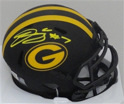 QUAY WALKER SIGNED PACKERS ECLIPSE SPEED MINI HELMET - BAS