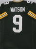 CHRISTIAN WATSON SIGNED CUSTOM REPLICA PACKERS GREEN JERSEY - BAS