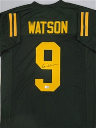 CHRISTIAN WATSON SIGNED CUSTOM REPLICA PACKERS 1950'S THROWBACK JERSEY - BAS