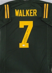 QUAY WALKER SIGNED CUSTOM REPLICA PACKERS 1950'S THROWBACK JERSEY - BAS