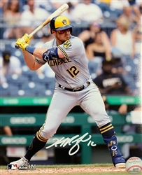 HUNTER RENFROE SIGNED BREWERS 8X10 PHOTO #3