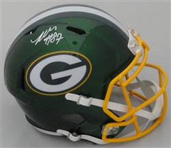 ROMEO DOUBS SIGNED FULL SIZE PACKERS FLASH REPLICA SPEED HELMET - BAS