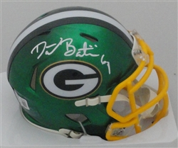 DAVID BAKHTIARI SIGNED PACKERS FLASH SPEED MINI HELMET - BCA