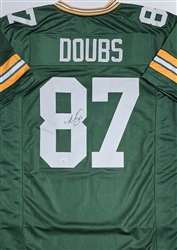 ROMEO DOUBS SIGNED CUSTOM REPLICA PACKERS GREEN JERSEY - JSA