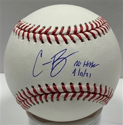 CORBIN BURNES SIGNED OFFICIAL MLB BASEBALL W/ NO HITTER 9/11/21 - JSA