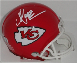 MARCUS ALLEN SIGNED RIDDELL CHIEFS MINI HELMET - BAS