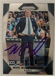 COACH MIKE BUDENHOLZER SIGNED 2018 PANINI PRIZM CARD #110