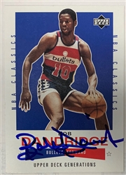 BOB DANDRIDGE SIGNED 2002 UPPDER DECK GENERATIONS BULLETS CARD #155