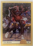 VIN BAKER SIGNED 1993 CLASSIC DRAFT PICKS BUCKS ROOKIE CARD #5