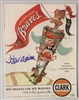 HANK AARON (d) SIGNED 1958 MILW BRAVES OFFICIAL SCORECARD PROGRAM MAGAZINE - JSA