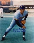 KEN SANDERS SIGNED BREWERS 8X10 PHOTO #2 W/ SCRIPT