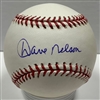 DAVE NELSON (d) SIGNED OFFICIAL MLB BASEBALL - BREWERS