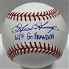 GOOSE GOSSAGE SIGNED OFFICIAL MLB BASEBALL W/ LETS GO BRANDON - YANKEES - JSA