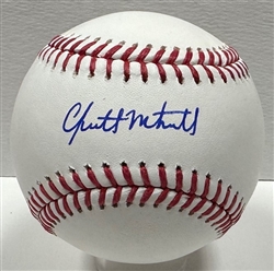 GARRETT MITCHELL SIGNED OFFICIAL MLB BASEBALL - BREWERS - JSA