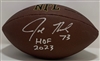 JOE THOMAS SIGNED WILSON REPLICA BROWN FOOTBALL W/ HOF '23 - BROWNS - JSA