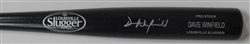 DAVE WINFIELD SIGNED LOUISVILLE SLUGGER NAME ENGRAVED BLACK BAT - PADRES - JSA