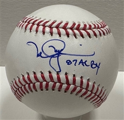 MARK MCGWIRE SIGNED OFFICIAL MLB BASEBALL W/ '87 AL ROY - ATHLETICS - JSA