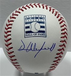 DAVE WINFIELD SIGNED OFFICIAL MLB HALL OF FAME LOGO BASEBALL - PADRES - JSA