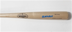 GARRETT MITCHELL SIGNED LOUISVILLE SLUGGER BLONDE BAT - BREWERS - JSA