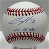 COREY HART SIGNED OFFICIAL MLB BASEBALL W/ 2 X ALL STAR - BREWERS - JSA