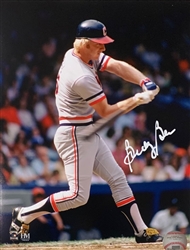 BUDDY BELL SIGNED 8X10 CLEVELAND INDIANS PHOTO #2