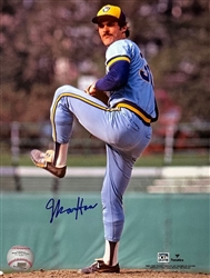 MOOSE HAAS SIGNED BREWERS 8X10 PHOTO #12