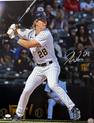 JOEY WIEMER SIGNED BREWERS 16X20 PHOTO #2 - JSA