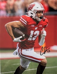 CHIMERE DIKE SIGNED WI BADGERS 8X10 PHOTO #1