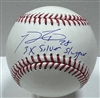 PRINCE FIELDER SIGNED OFFICIAL BASEBALL W/ "3 X SS" - JSA