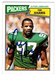 TIM HARRIS SIGNED 1987 TOPPS PACKERS CARD #358
